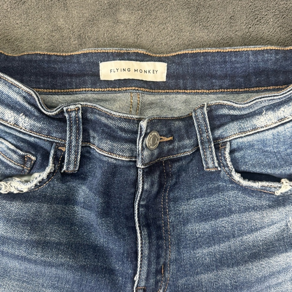 Flying Monkey Women’s Jeans Size 29 Raw Hem - Picture 2 of 11